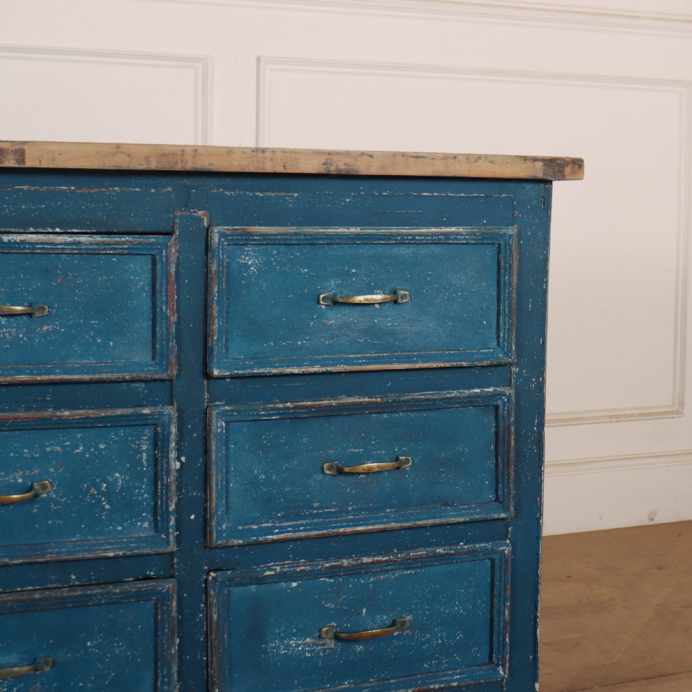 English Painted Base of Drawers View III