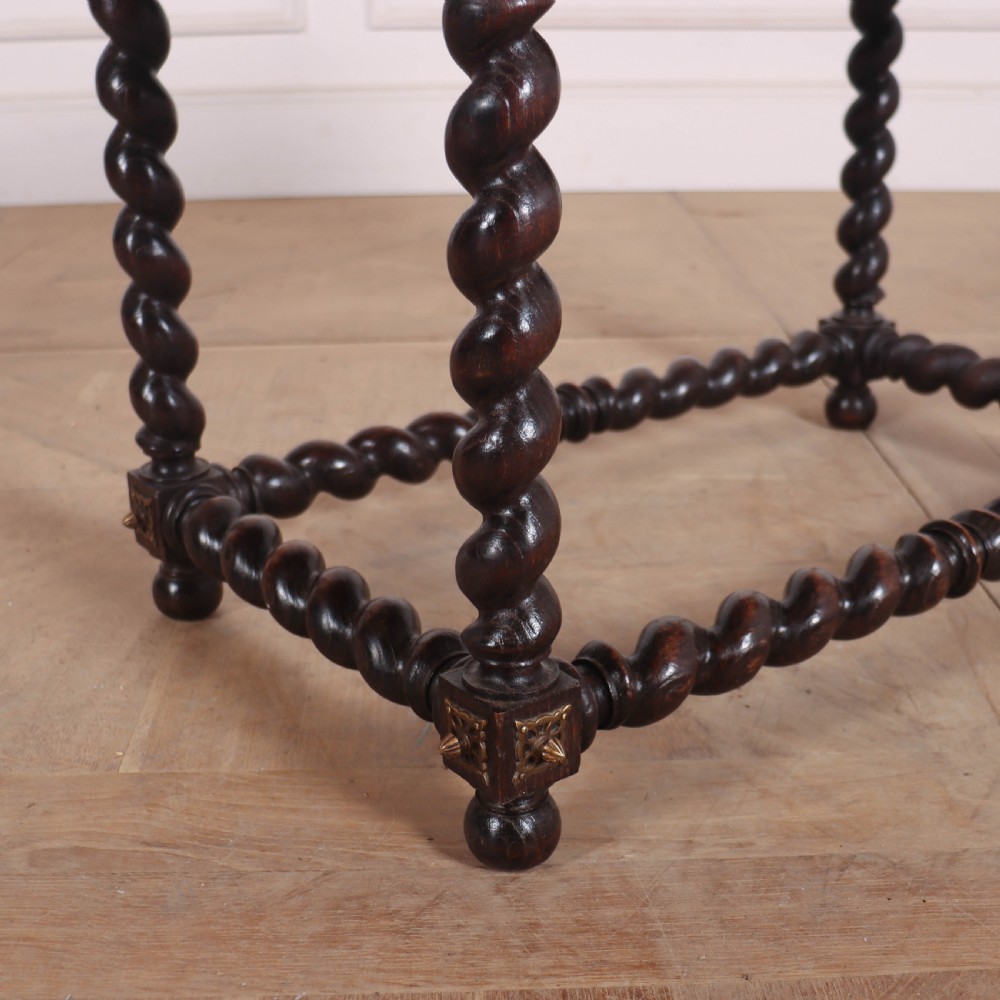 Portuguese Chestnut Lamp Table View II