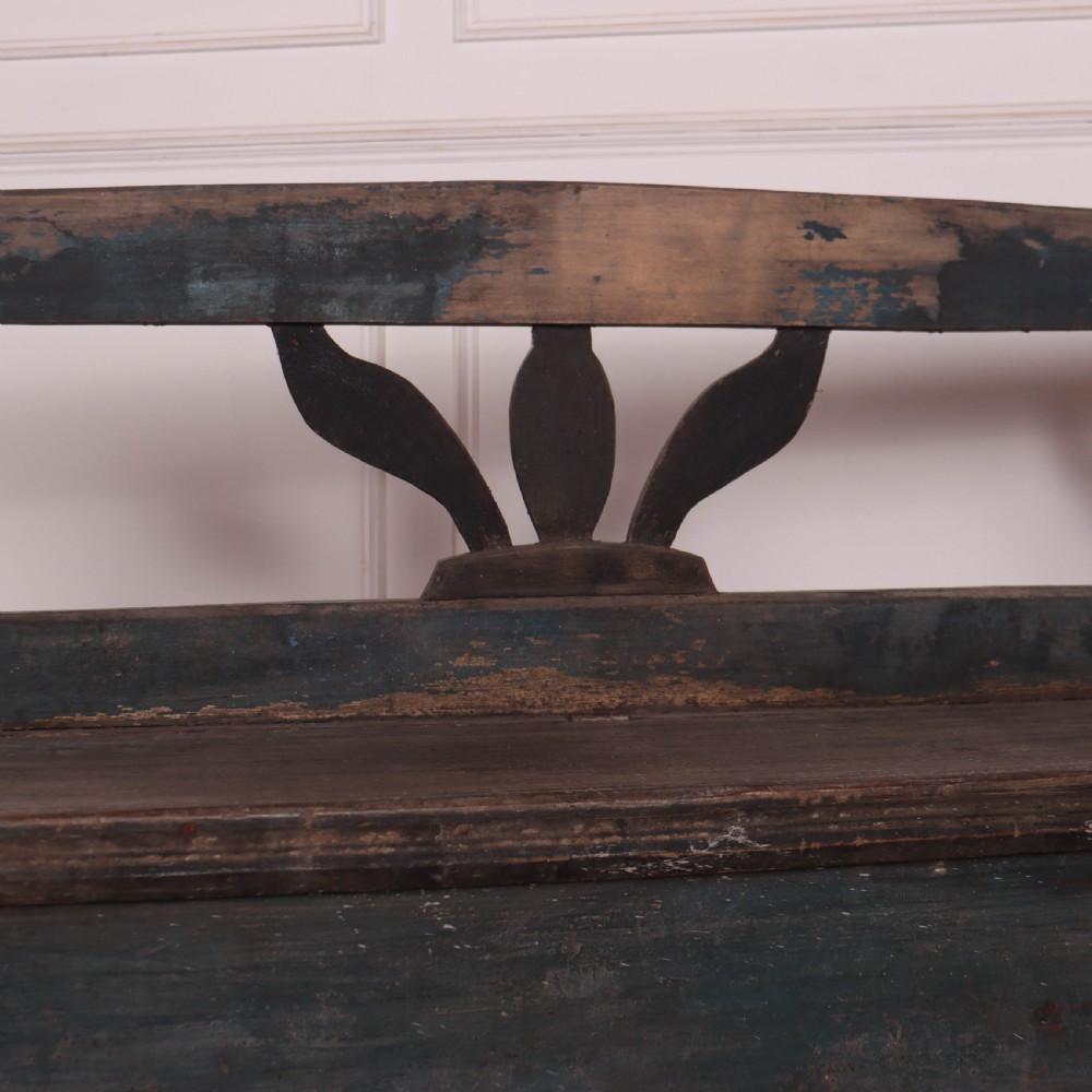 Austrian Original Painted Bench View IV