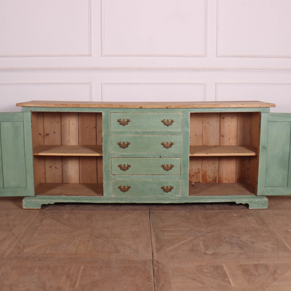Painted English Dresser Base View IX