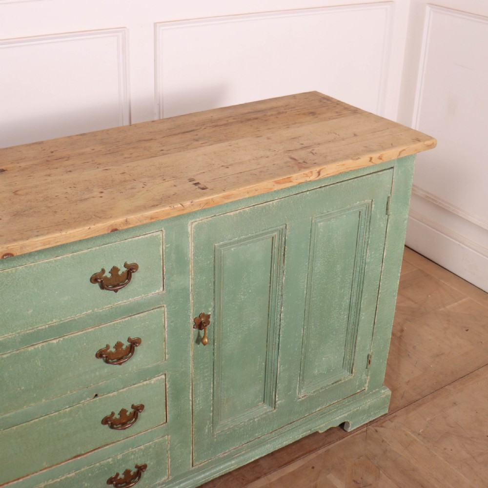 Painted English Dresser Base View XI