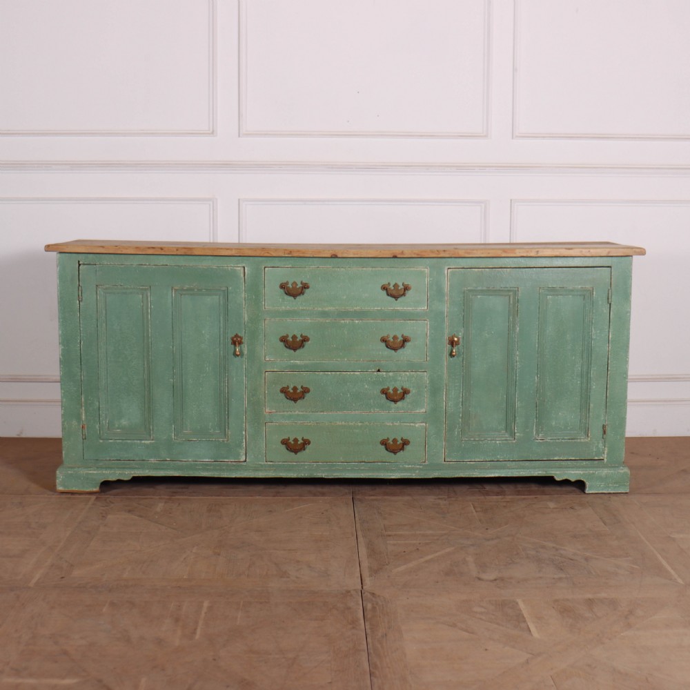 Painted English Dresser Base View XII