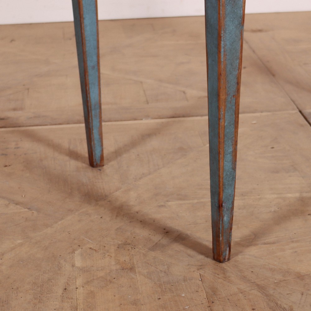 Swedish Painted Lamp Table View IV