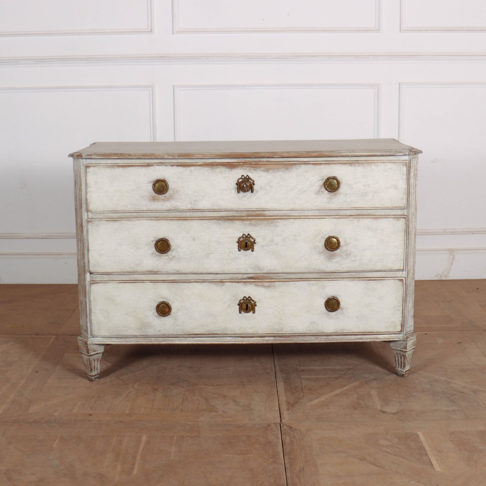 Swedish Architectural Painted Commode