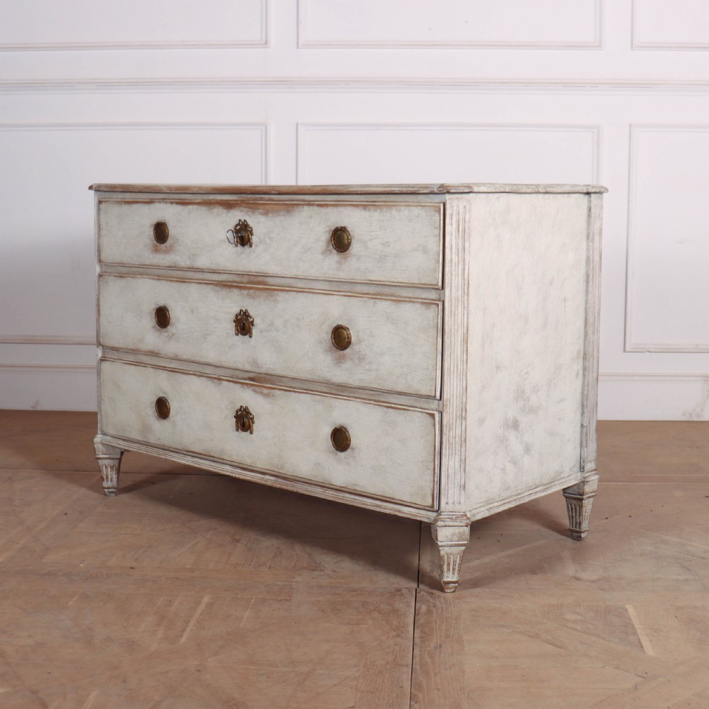 Swedish Architectural Painted Commode View IX