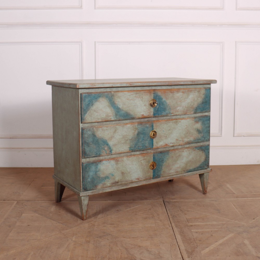 Interesting Swedish Painted Commode