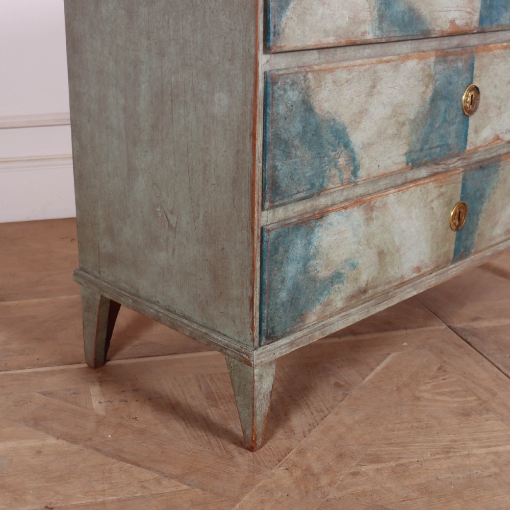 Interesting Swedish Painted Commode View II
