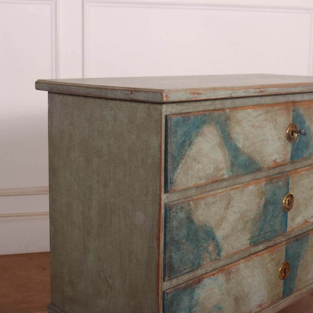Interesting Swedish Painted Commode View III