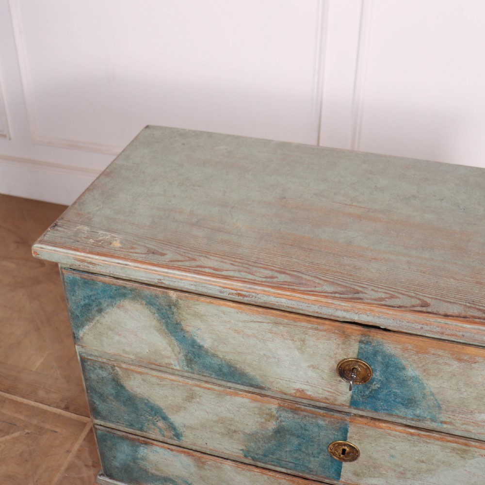 Interesting Swedish Painted Commode View VI