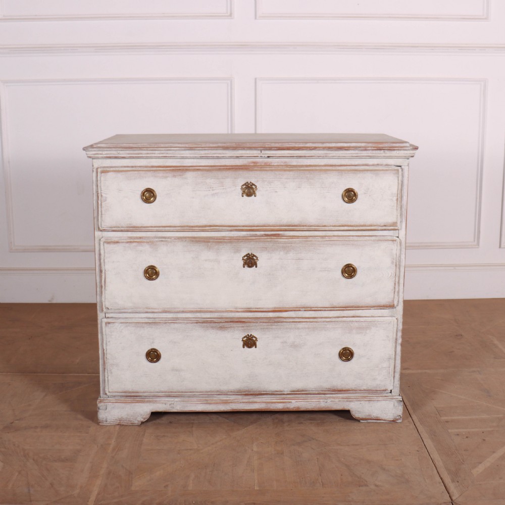 Swedish Painted Pine Commode