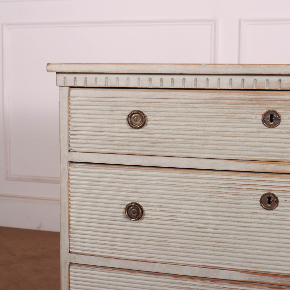 Pretty Swedish Painted Commode View II