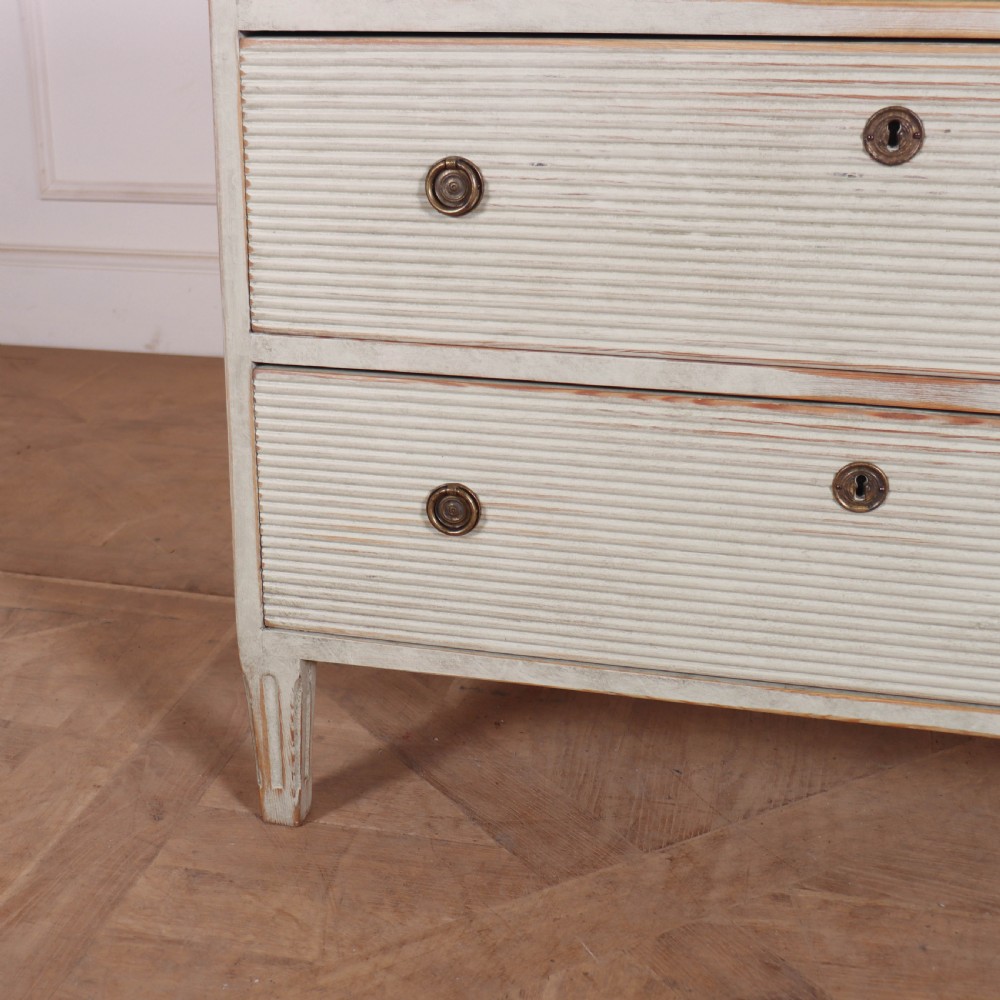 Pretty Swedish Painted Commode View III