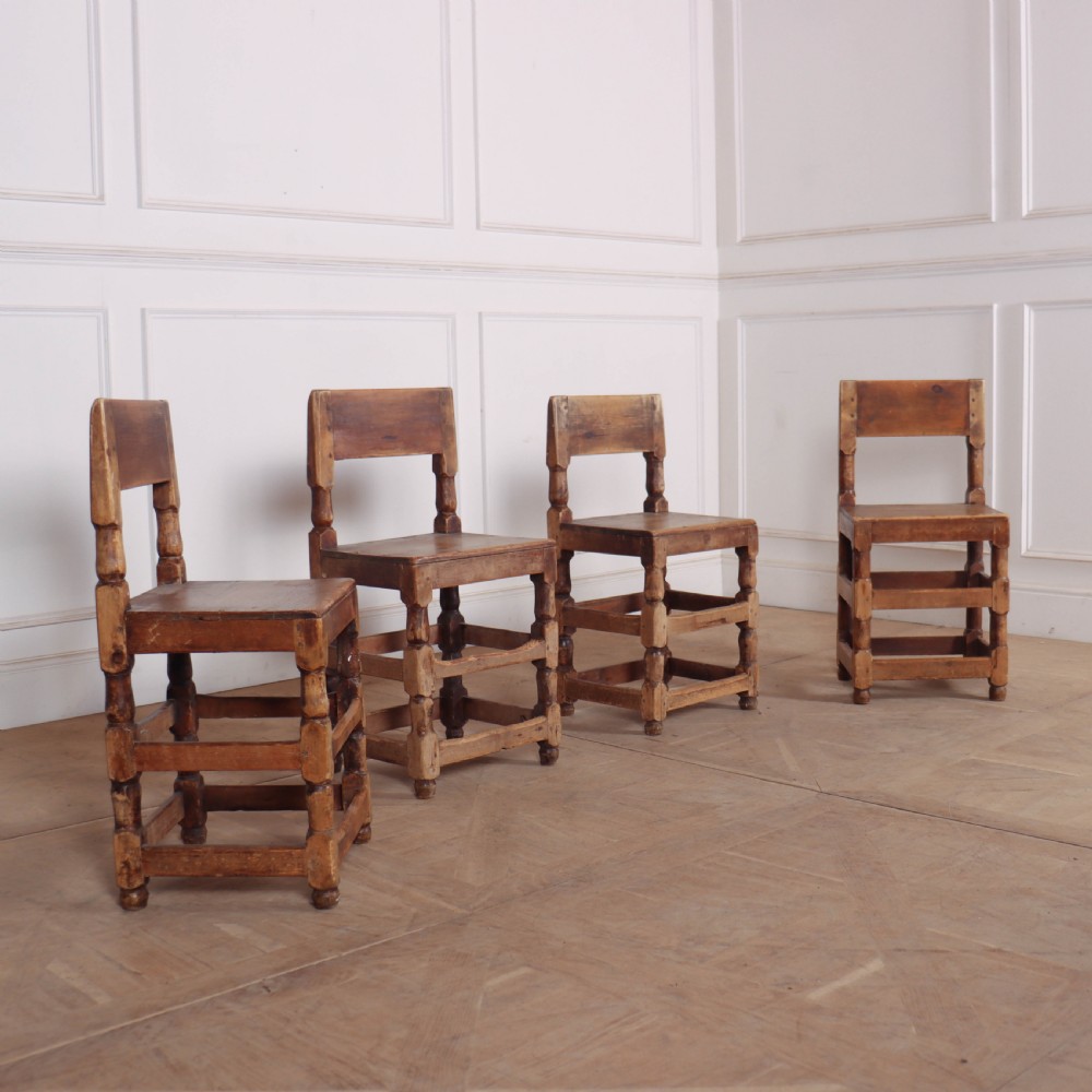 Set of 4 18th Century Swedish Chairs View II