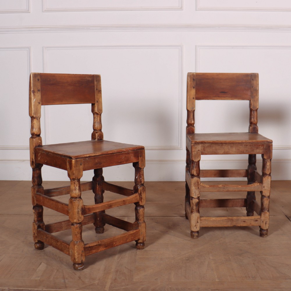 Set of 4 18th Century Swedish Chairs View III