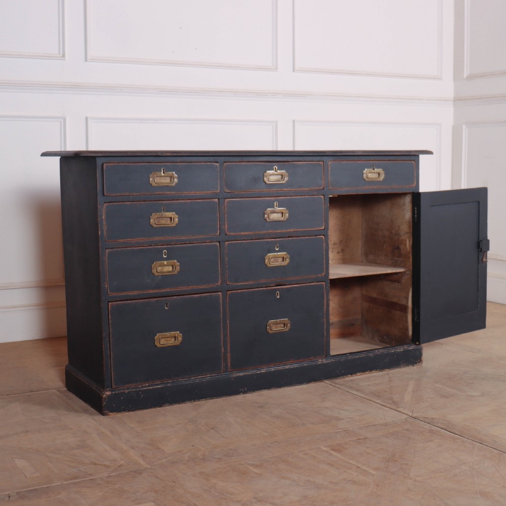 English Painted Chest of Drawers View II