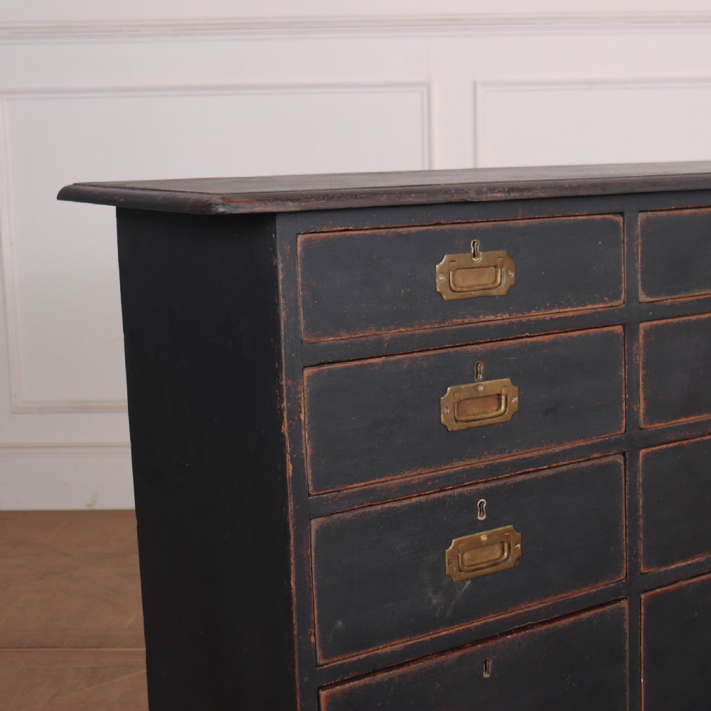 English Painted Chest of Drawers View III