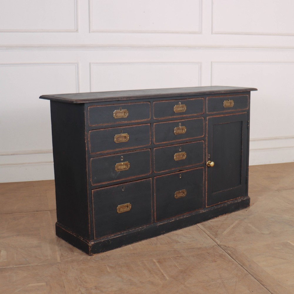 English Painted Chest of Drawers View VII