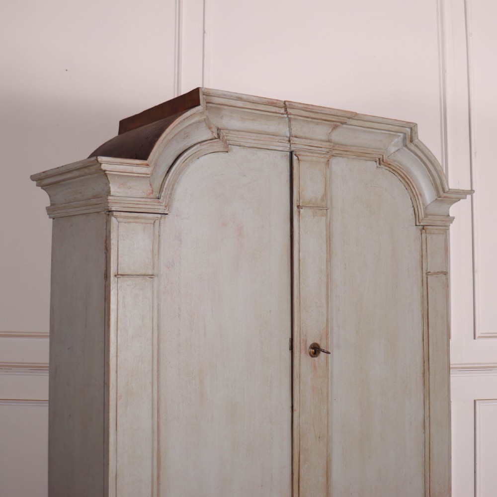 Swedish Painted Linen Cupboard View II