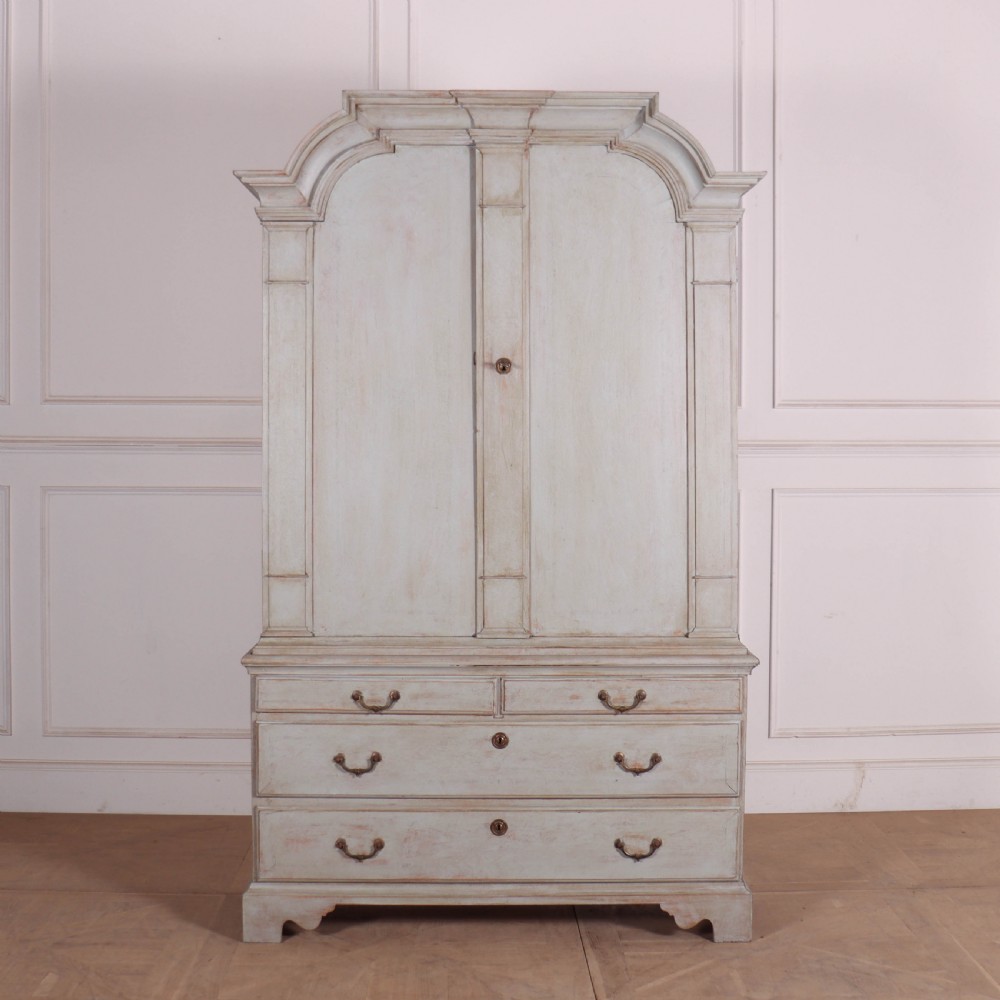 Swedish Painted Linen Cupboard View III