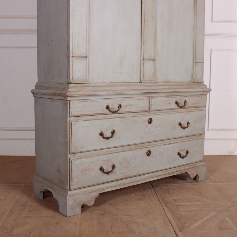 Swedish Painted Linen Cupboard View IV