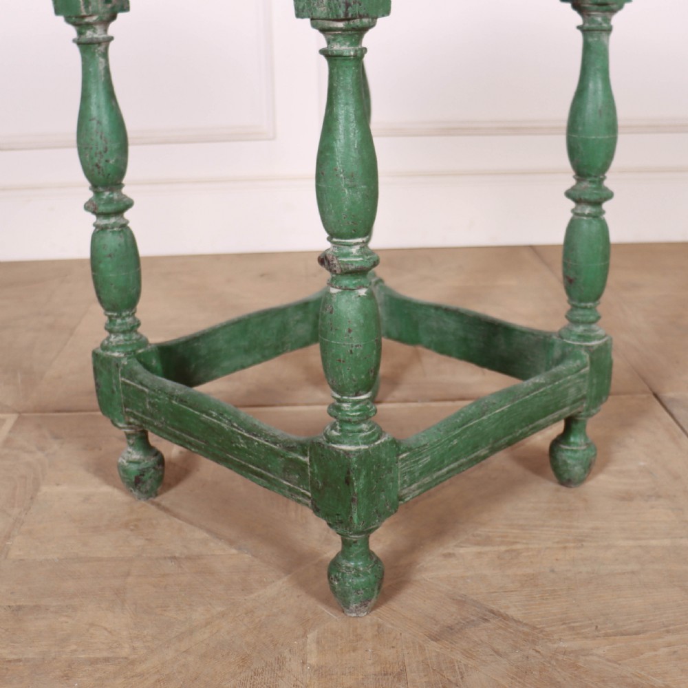 18th Century Painted Lamp Table View II