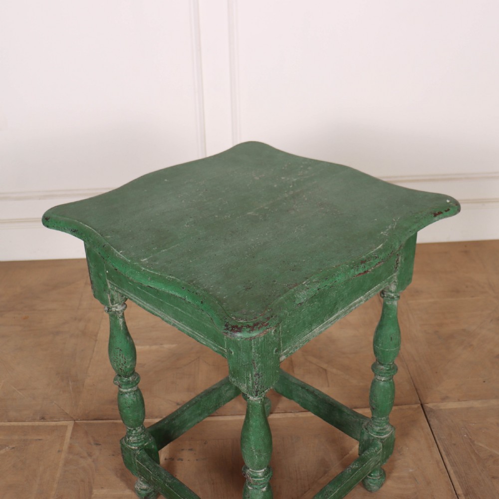 18th Century Painted Lamp Table View IV
