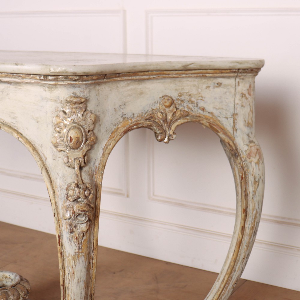 Italian Original Painted Console Table View IX