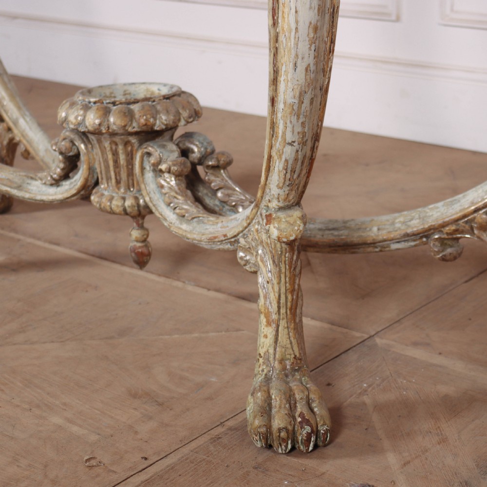 Italian Original Painted Console Table View X