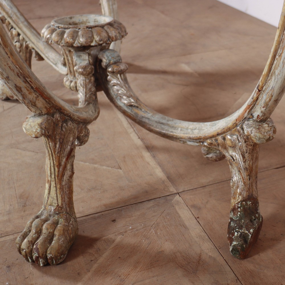 Italian Original Painted Console Table View XII