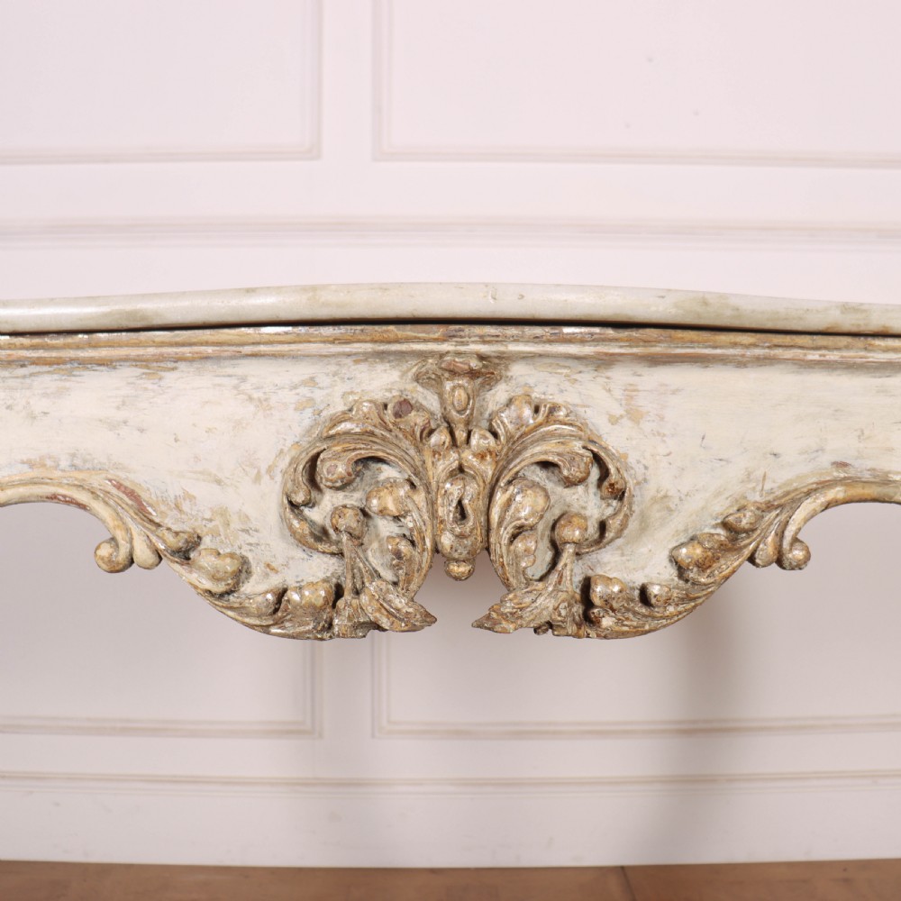 Italian Original Painted Console Table View XIII