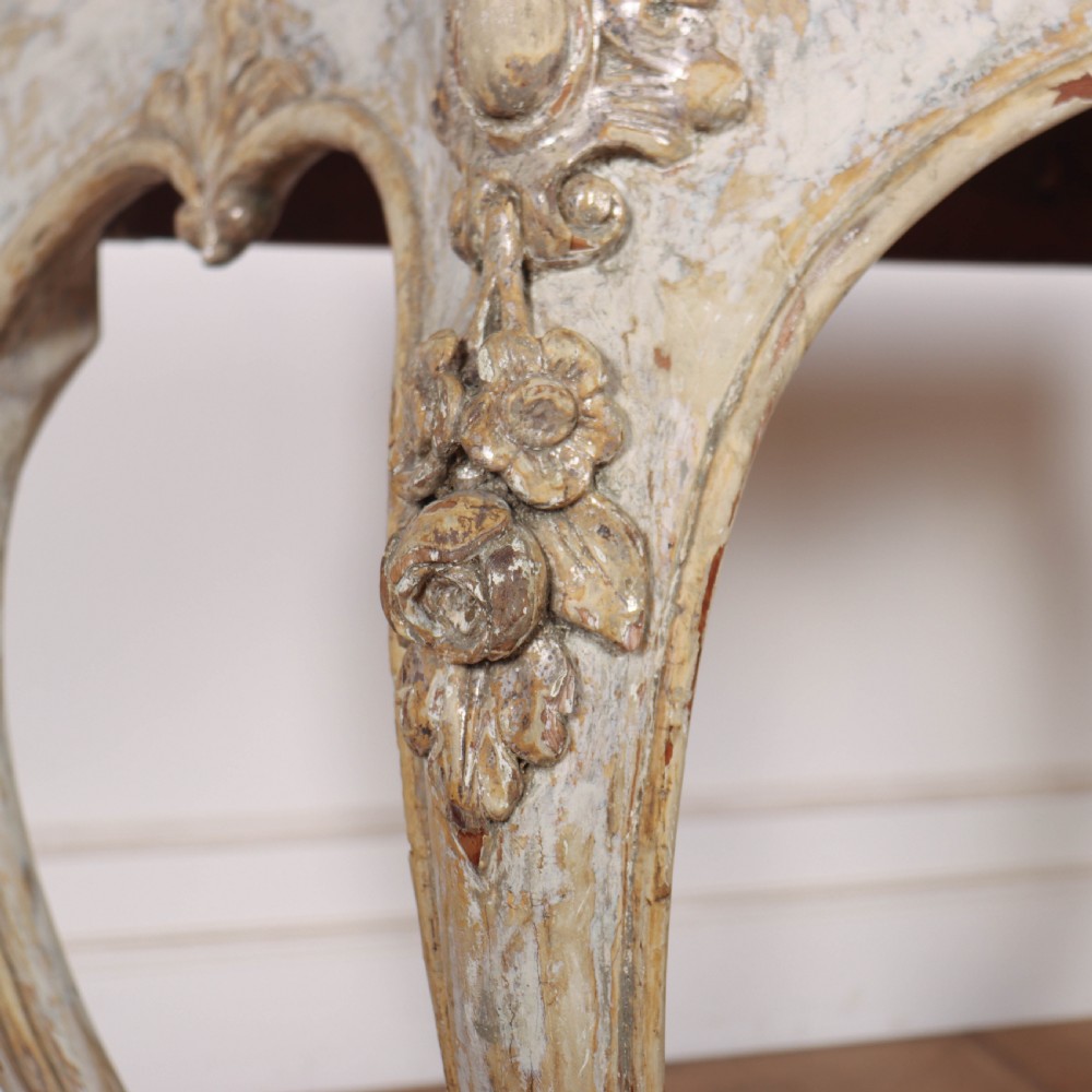 Italian Original Painted Console Table View XVI