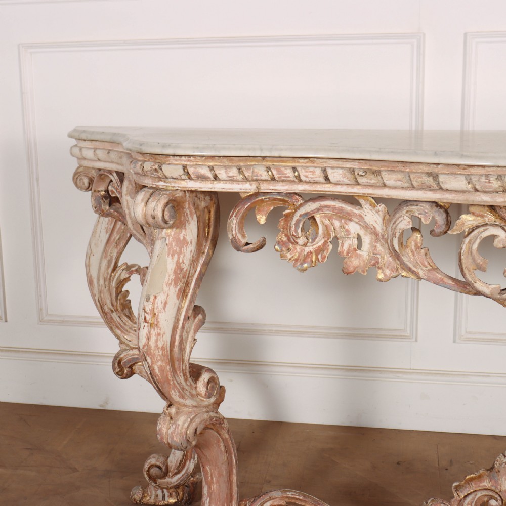 French Carved Console Table View II