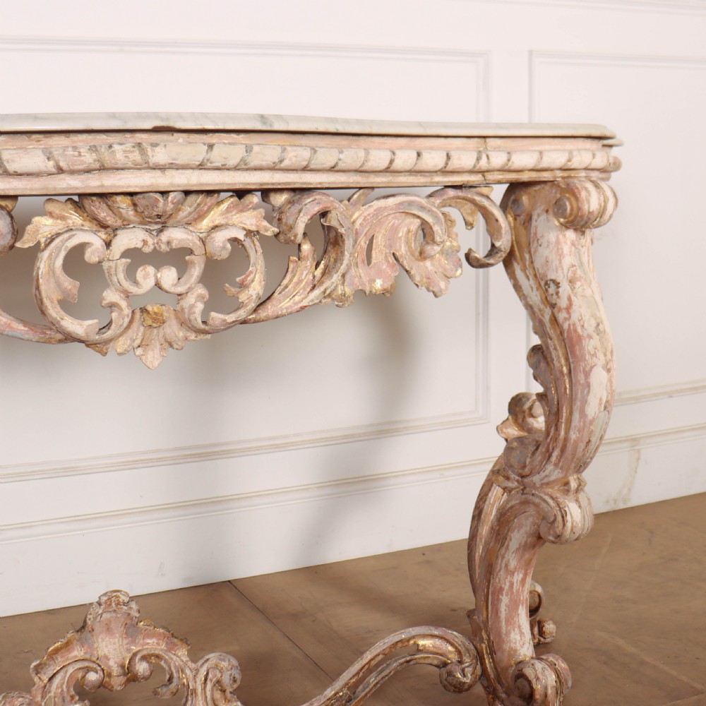 French Carved Console Table View IV