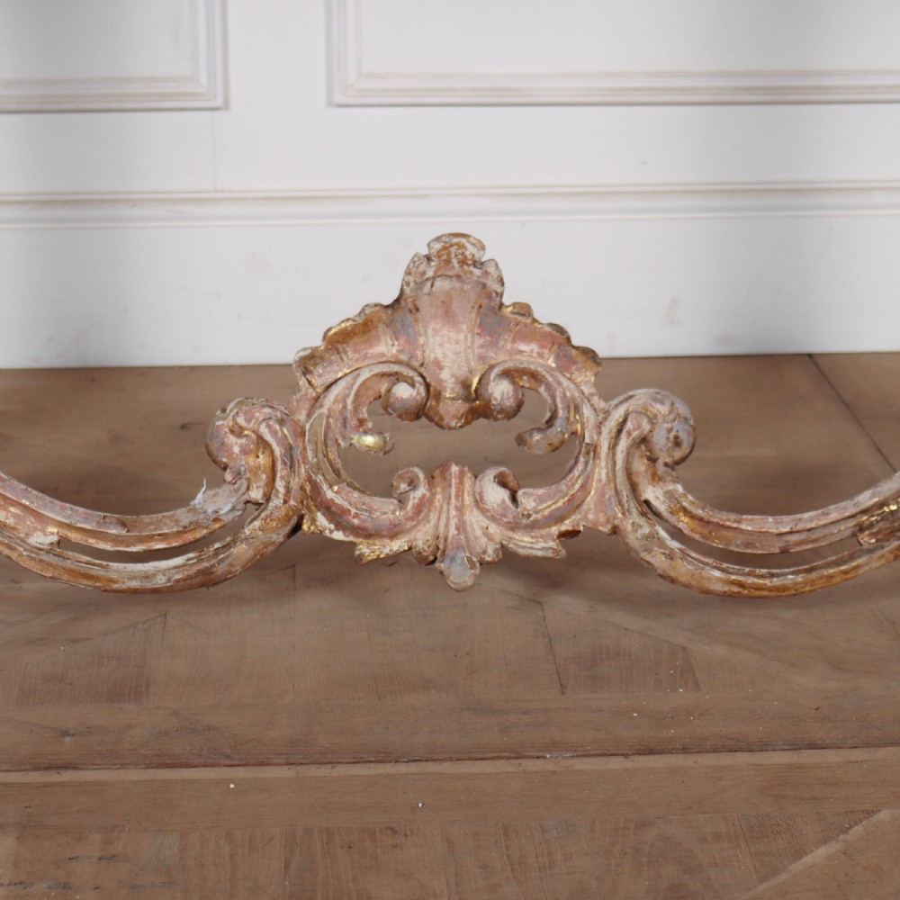 French Carved Console Table View V