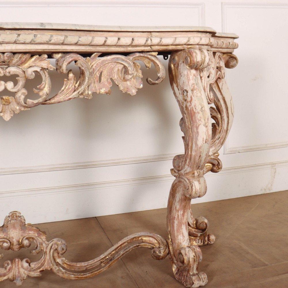 French Carved Console Table View VI