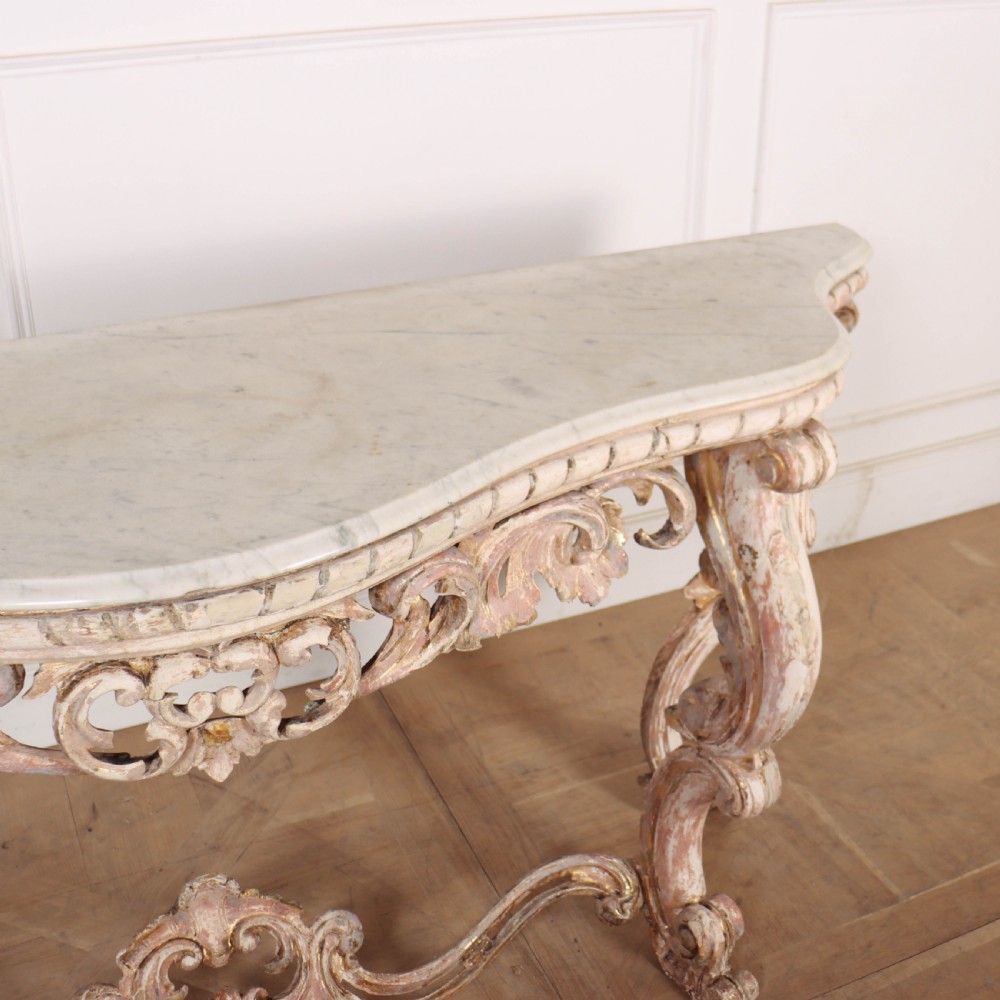 French Carved Console Table View VII