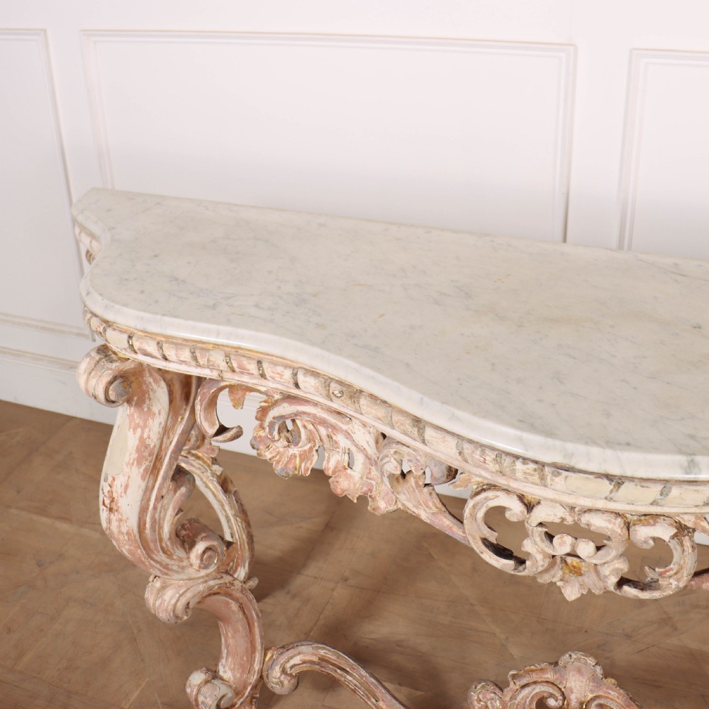 French Carved Console Table View VIII