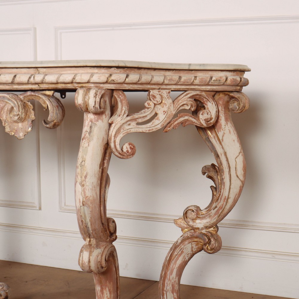 French Carved Console Table View IX