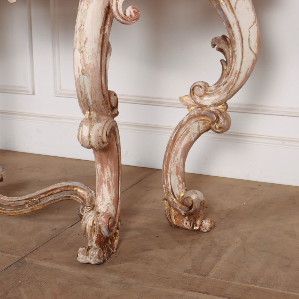 French Carved Console Table View X