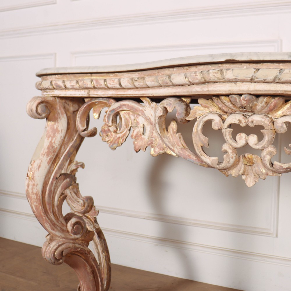 French Carved Console Table View XI