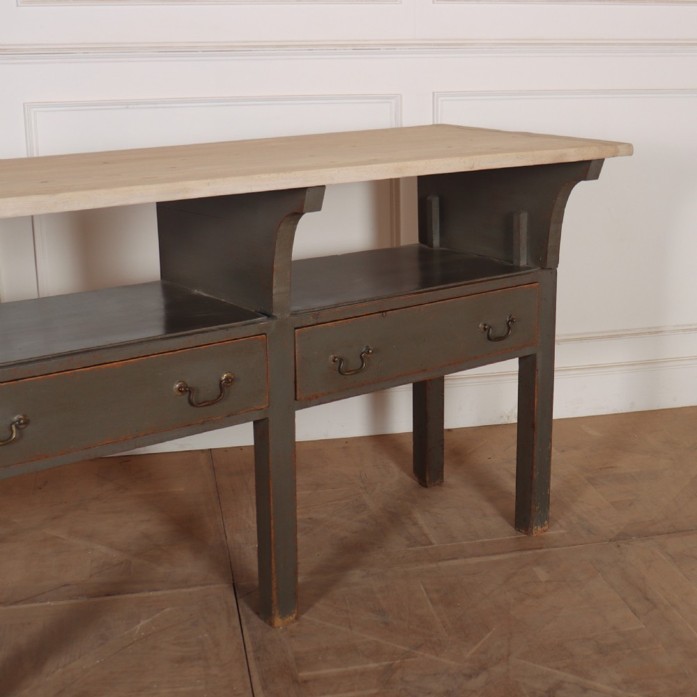 Unusual English Painted Server View III