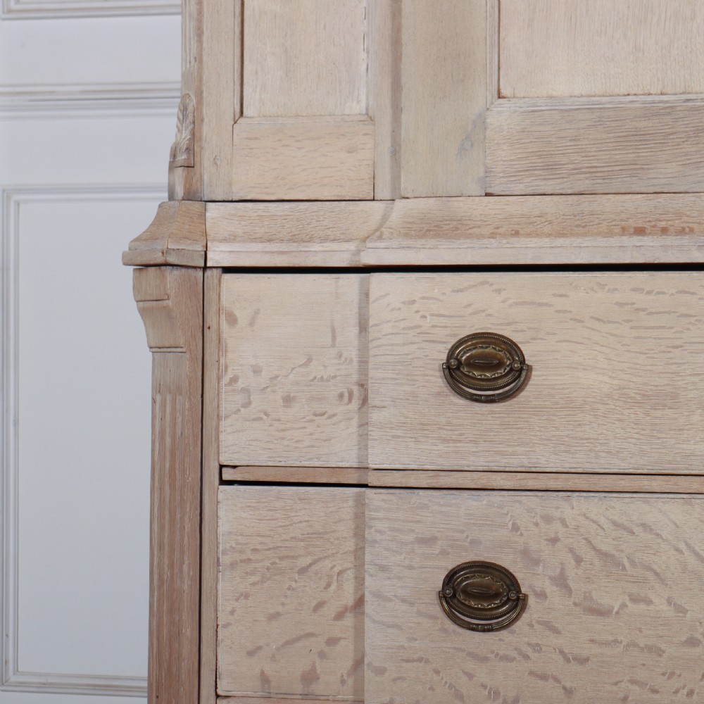 Dutch Bleached Oak Linen Cupboard View III