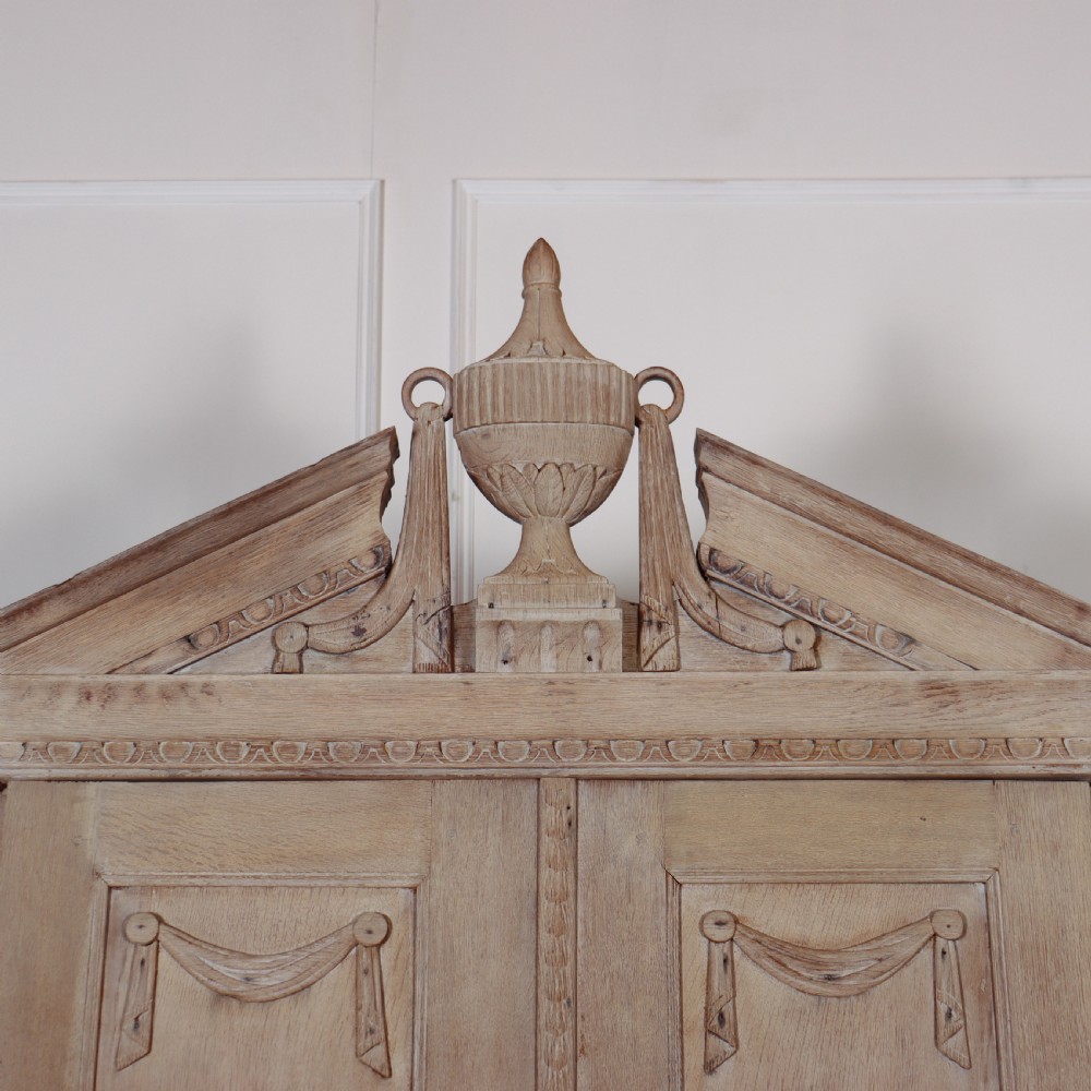 Dutch Bleached Oak Linen Cupboard View IX