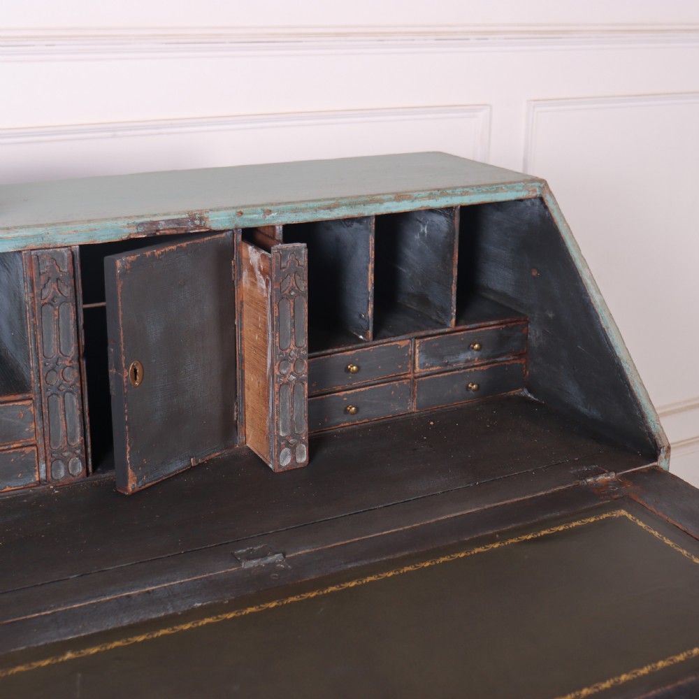 18th Century Painted Bureau View VIII