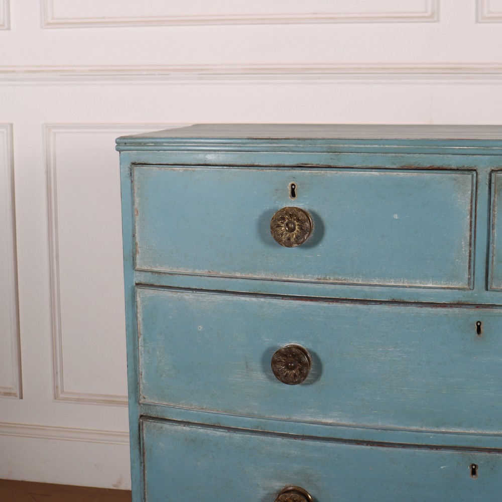 English Bowfront Chest of Drawers View II