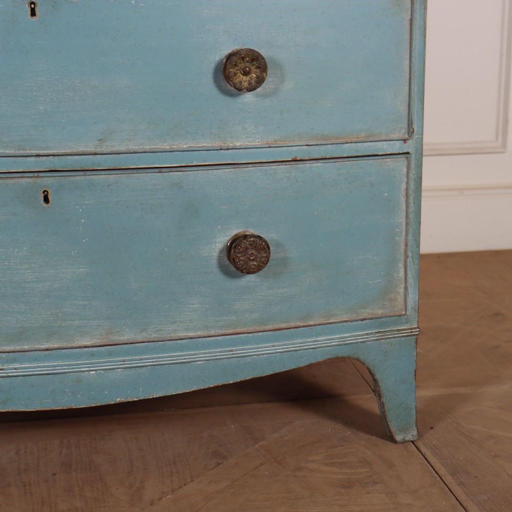 English Bowfront Chest of Drawers View III