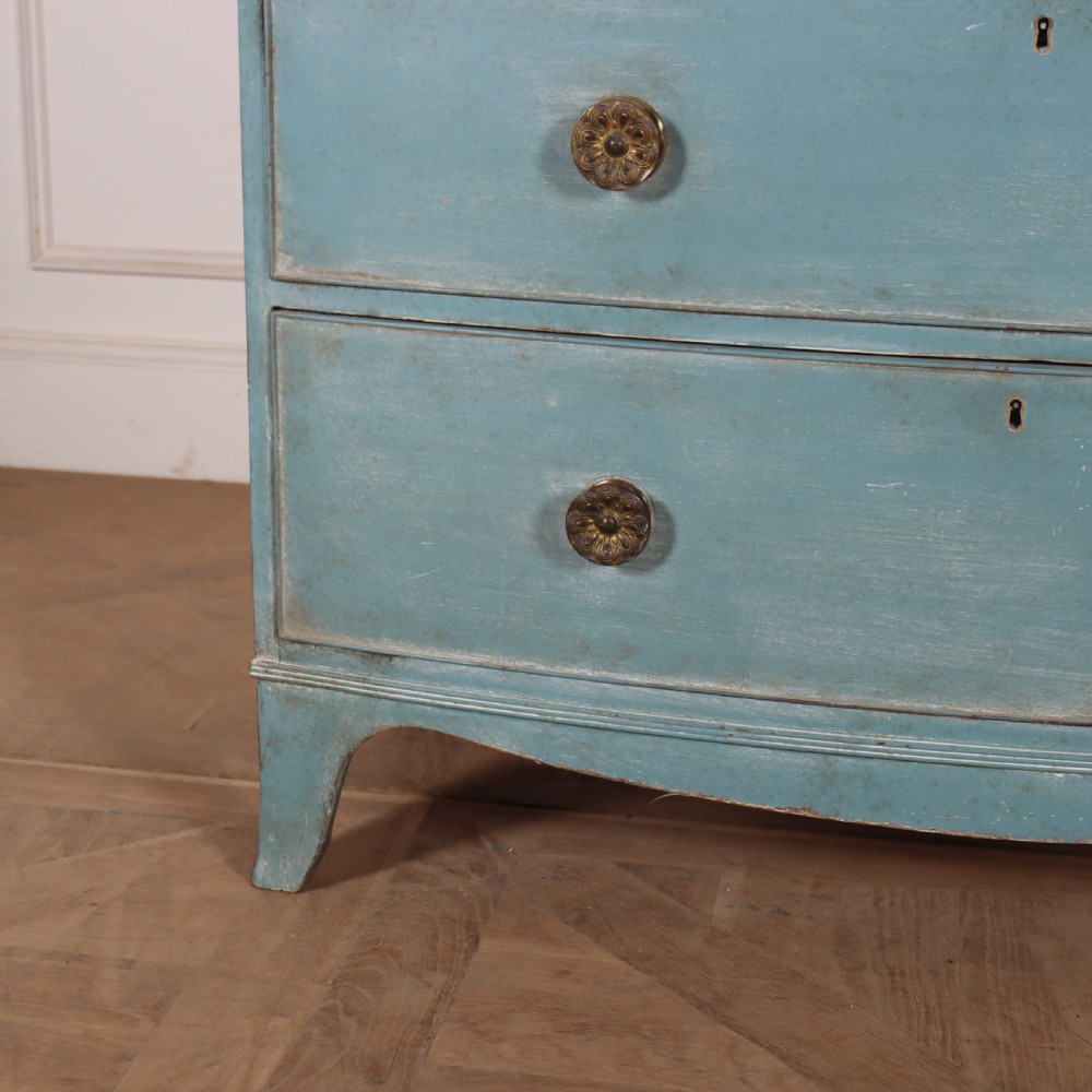 English Bowfront Chest of Drawers View IV