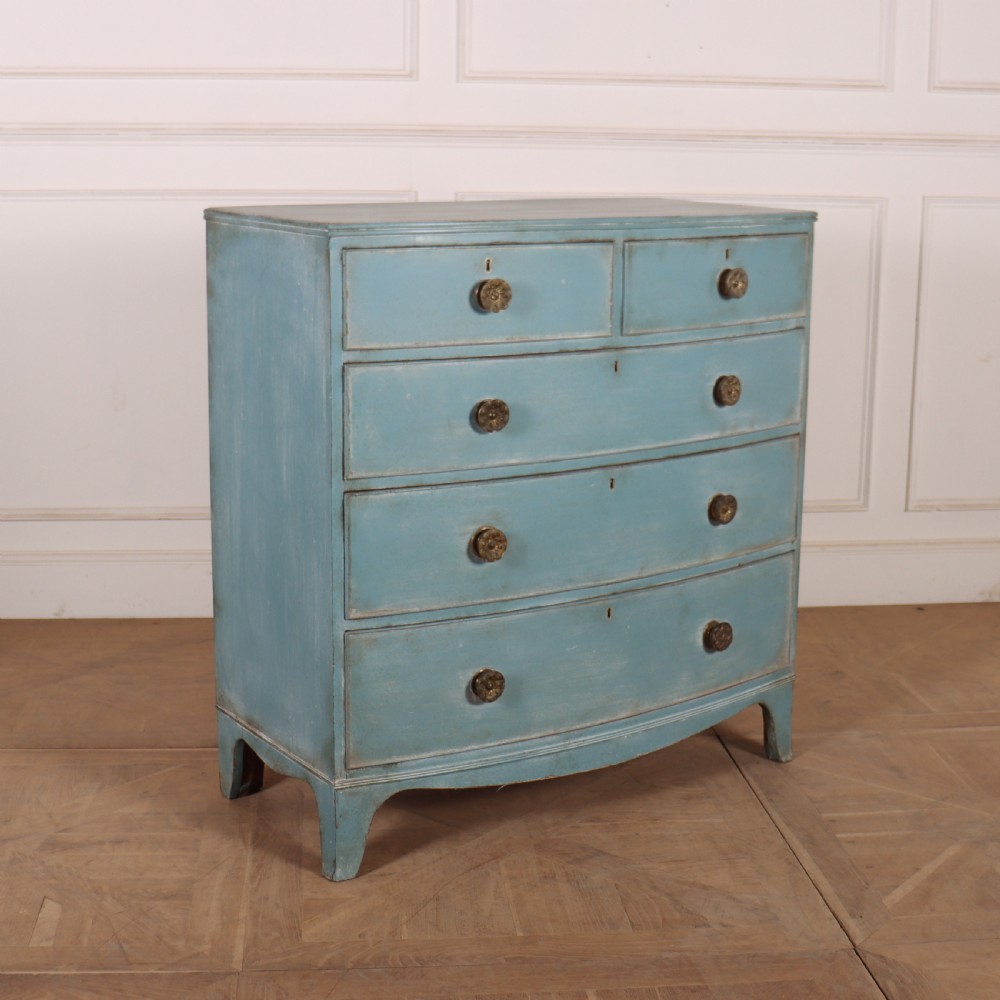 English Bowfront Chest of Drawers View VII