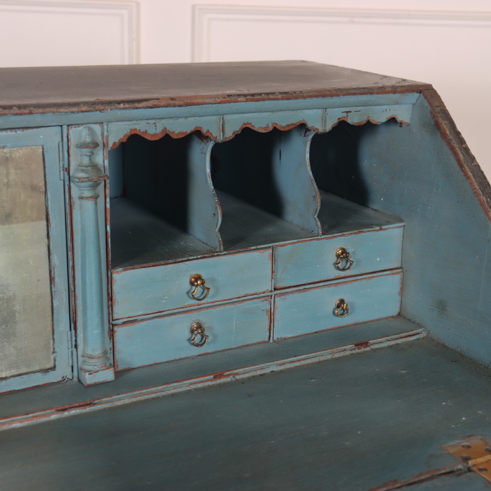 18th Century English Painted Bureau View IX