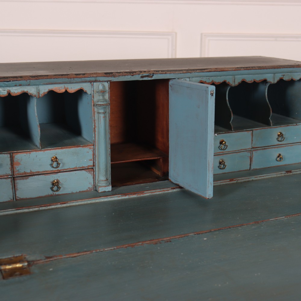 18th Century English Painted Bureau View XI